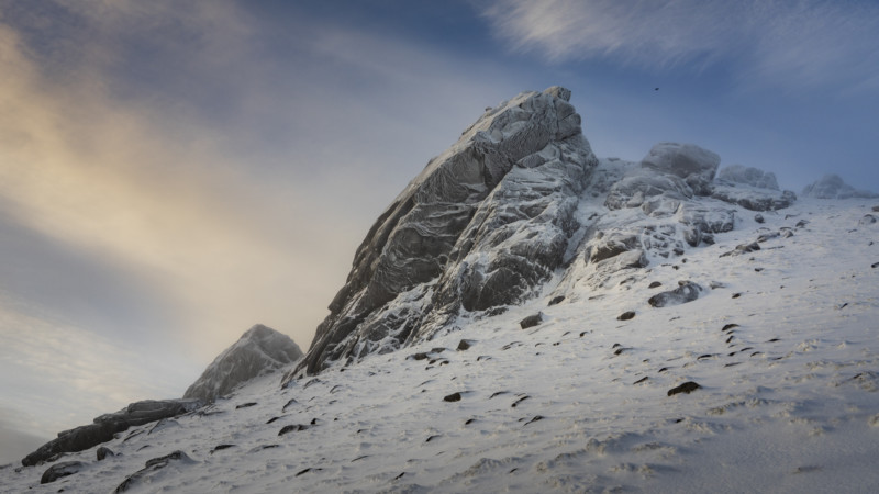 the mourne mountains, winter